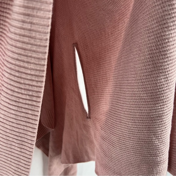 Lululemon Forward Flow Cape Heathered Mink Berry Soft Cashmere Blend Petal Pink - Picture 11 of 14